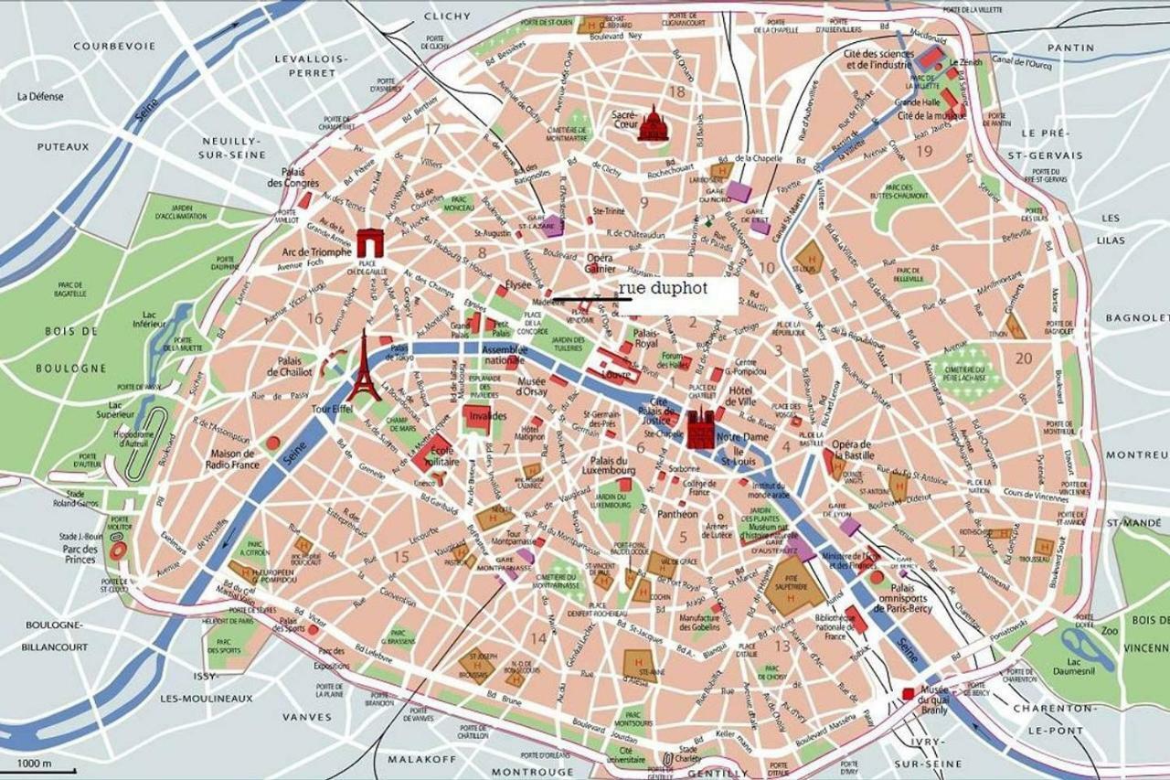 Appartement Coeur De Paris Avec Vue Sur Les Toits Kültér fotó